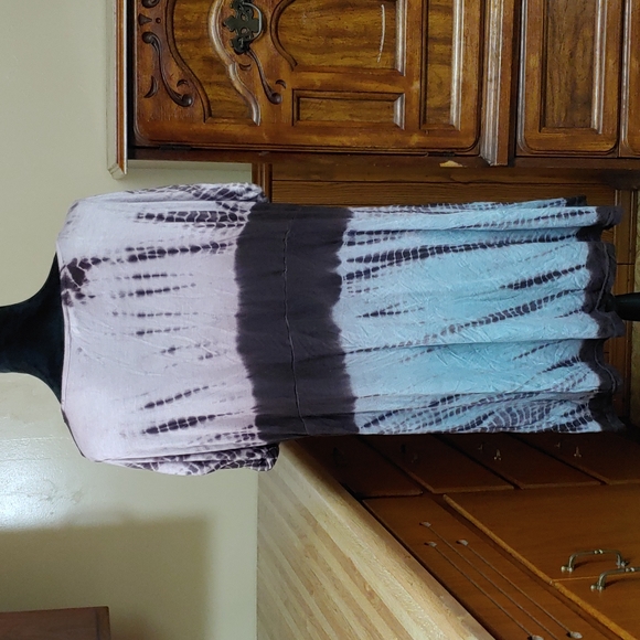 Club Z Collection Oversized V Neck Beach Cover Dress L - Picture 5 of 13